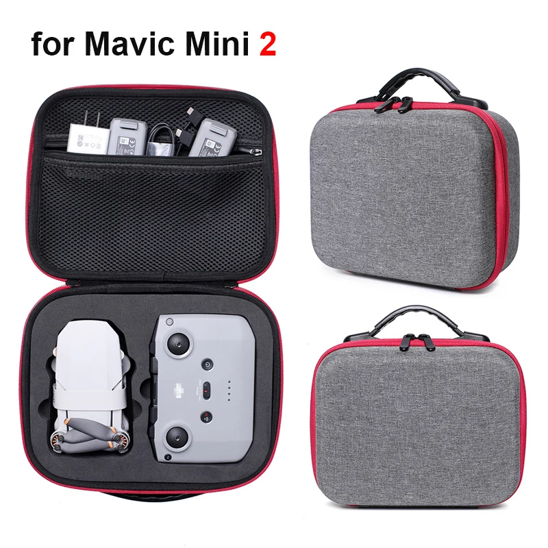 Shockproof Nylon Gray Hard Storage Bag Carrying Case For DJI MAVIC MINI 2 Parts Shockproof Nylon Gray Hard Storage Bag Carrying Case For DJI MAVIC MINI 2 Parts