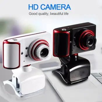 

USB HD Computer Webcam 480P With Clip Drive-free Built-in Microphone Manual Focus High-end Video Call Camera PC Laptop For WIN10