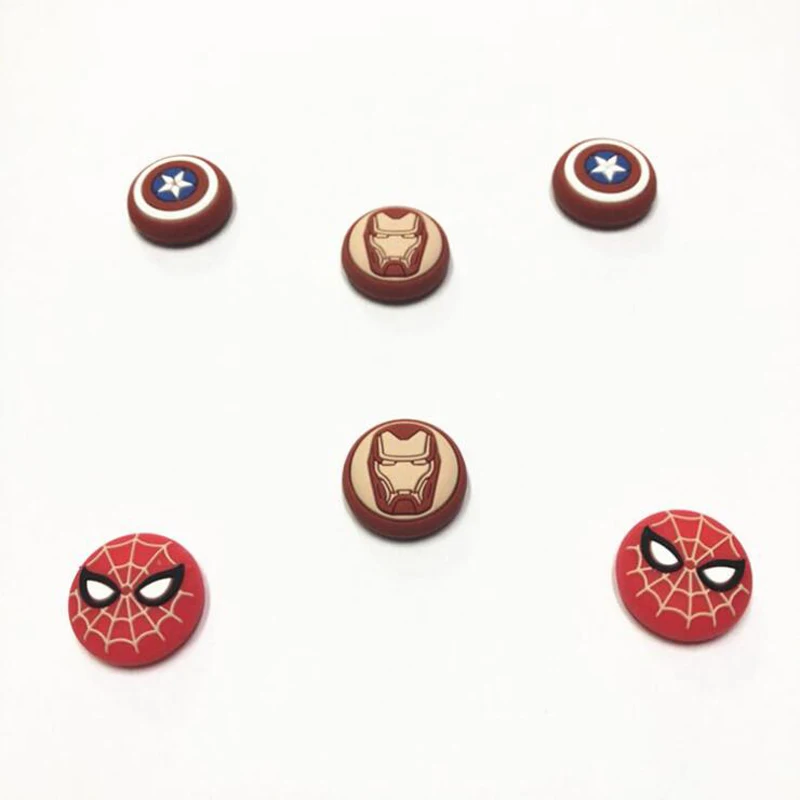Marvel Hero Batman Thumb Stick Grip Cap Thumbstick Joystick Cover Case For Sony PS3 PS4 Slim Xbox One 360 Switch Pro Controller