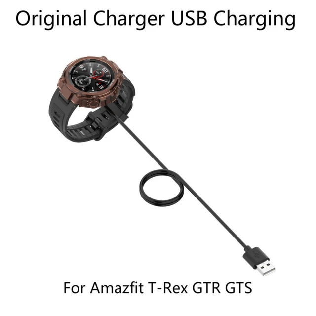 Cargador de repuesto para Amazfit GTR, GTS, T-REX SIKAI Cargador magnético  separable portátil para reloj inteligente Amazfit GTS/GTR/T-REX (negro)