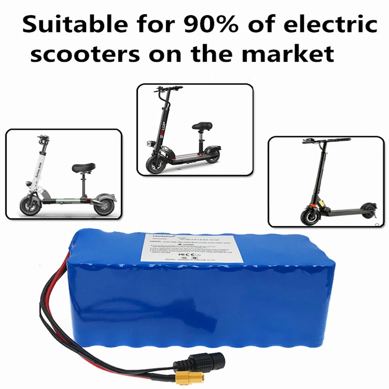 laudation 36V 10ah m365 electric bicycle battery pack 10S 4P 500W High Power and Capacity 42V Motorcycle Scooter with BMS