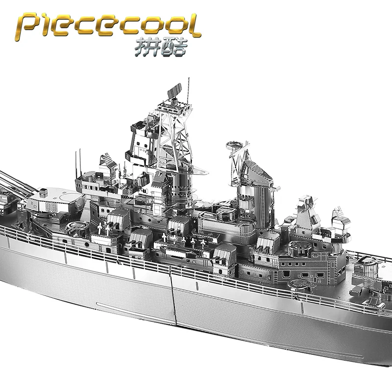 Piececool новейшие 3D металлические пазлы "USS MISSOURI Battleship" 3D модели наборы DIY Забавные подарки для детей игрушки домашние украшения