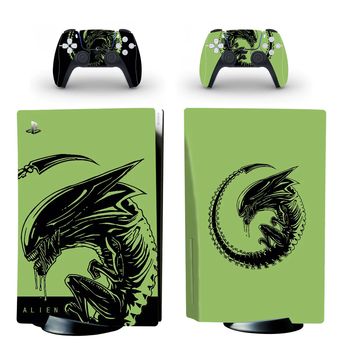 thumbnail image 2 of Xbox Series X Skin Wrap - Alien Design Vinyl Decals For Console & Controllers 2 of 13