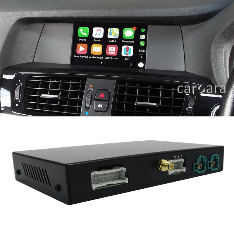 X3 F25 CIC system screen wireless carplay decoder android auto box upgrade interface for car head unit radio multimedia monitor