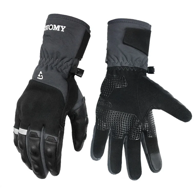 Suomy мотоциклетные перчатки зимние водонепроницаемые Guantes Motocicleta Gant Luvas Motociclismo Invierno Eldiven Теплый Сенсорный экран