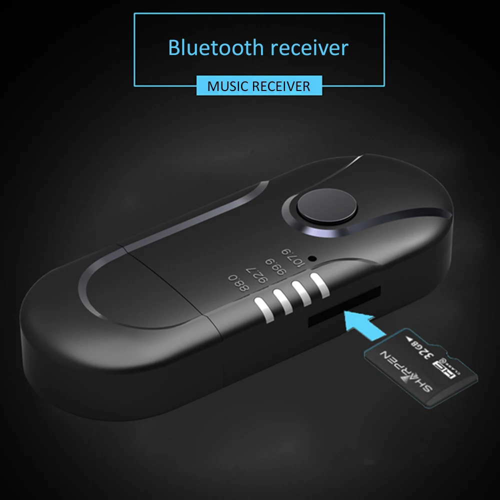 BT-08 MP3 плеер Bluetooth Авто Мини Радио беспроводной громкой связи приемник USB портативный fm-передатчик аксессуары