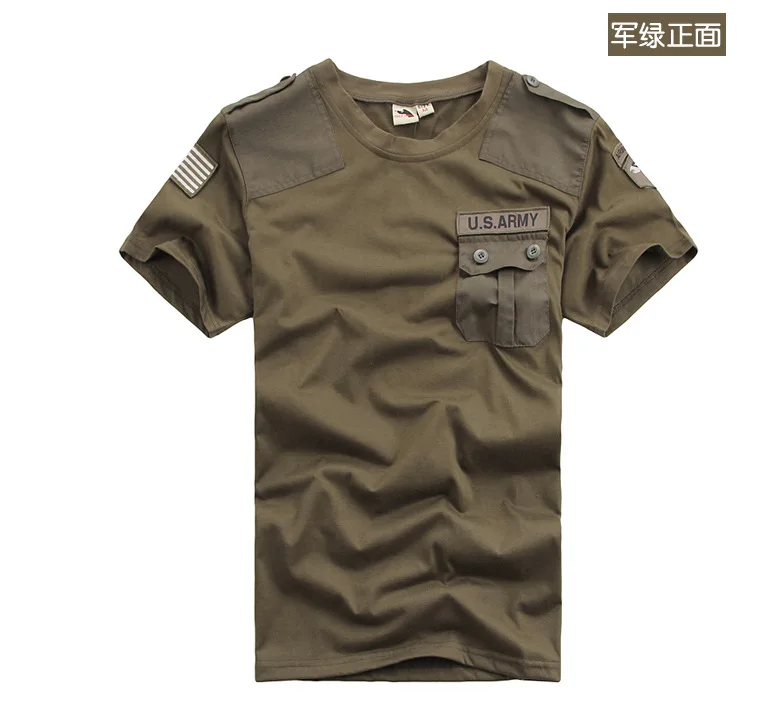 Верхняя одежда свободный рыцарь Мужская 101 Airborne Division 3032# Футболка с коротким рукавом многоцветная выбор