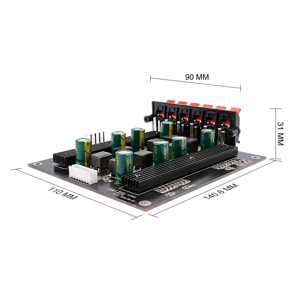 AIYIMA TPA3116 5,1 цифровой усилитель мощности аудио Плата Amplificador 50Wx4 100Wx2 динамик усилитель DIY 5,1 Домашний звуковой кинотеатр