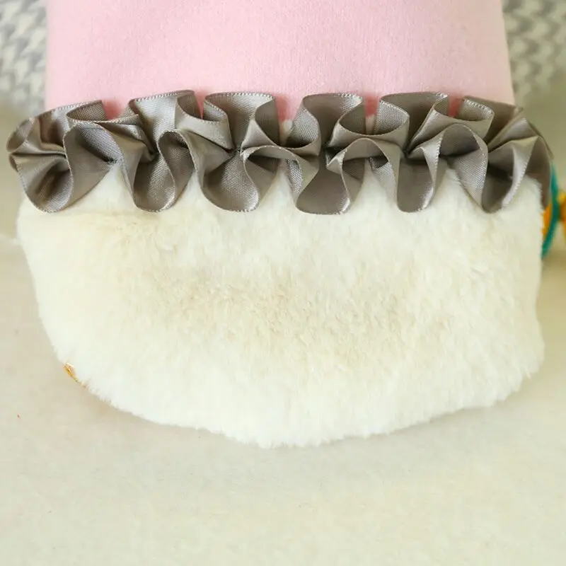 Зимнее теплое платье принцессы для маленькой собаки; розовое платье с бантом для девочки; простая модная юбка с бантом для холодной погоды