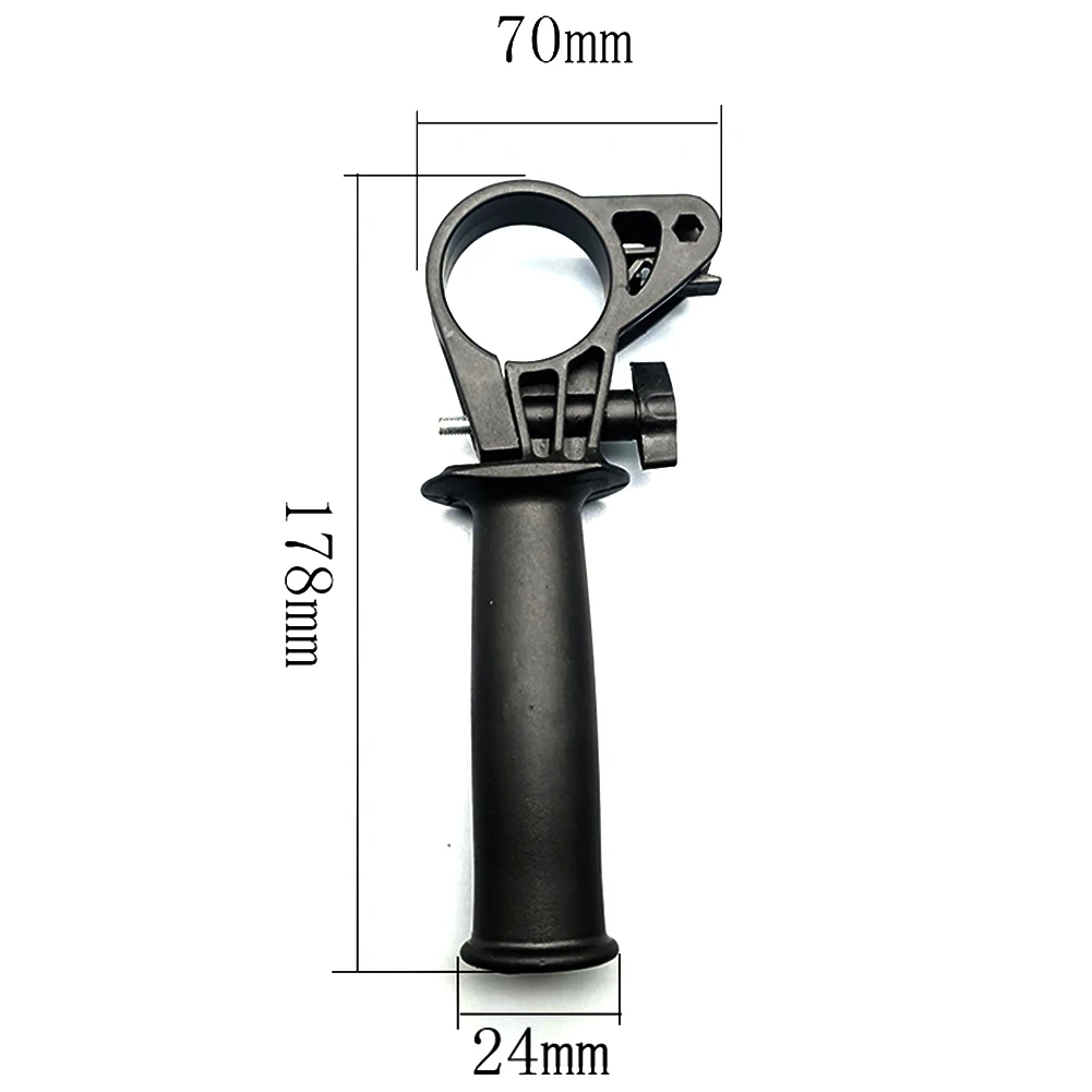 ElectricSideHammerDrillHandleRemovableUniversalHandlePlastic