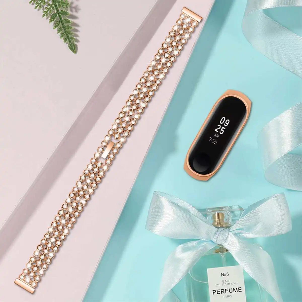 

210mm Bracelet Stainless Steel Watch Band For Xiaomi Mi Series 3/4 High Quality Watch Band Bangle Replacement Strap