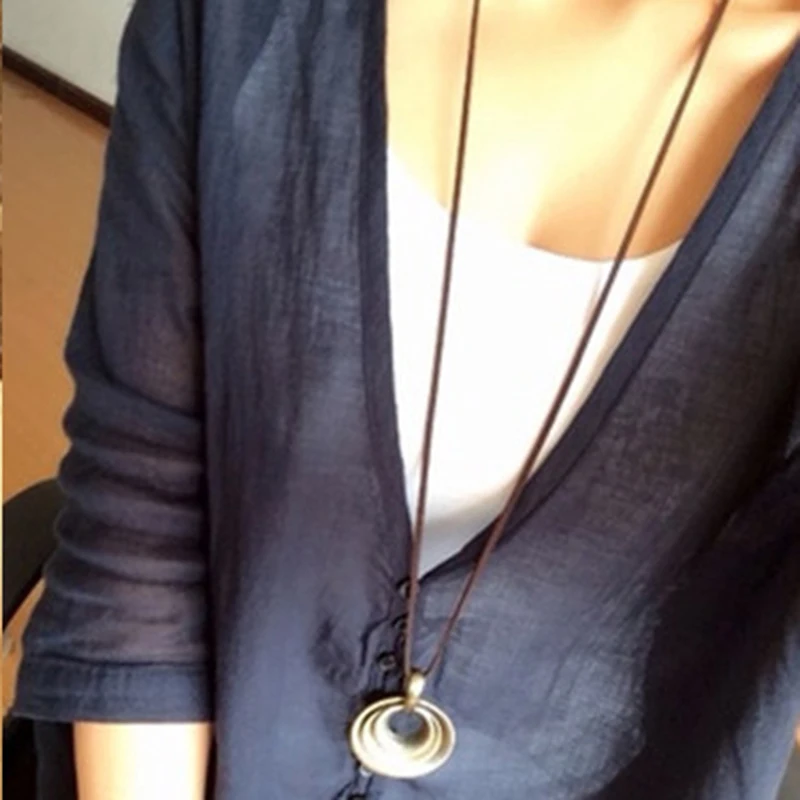 Женщина Цепочки и ожерелья Jewelry основа для кулонов хлопок длинные Для женщин