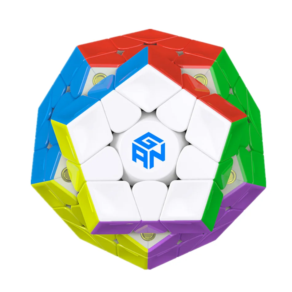 GAN Megaminx M cube GAN Magnetic 3x3 Magic cube 12-sides cube Professional Magnetic cube GAN Mega 3x3x3 Speed cube Puzzle toys 2