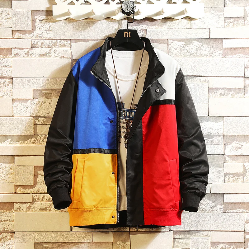 

High Quality Jackets Men Casual Fashion Nice Streetwear HIP HOP Punk Print Style Design Spring Autumn Plus Asian Size M-5XL