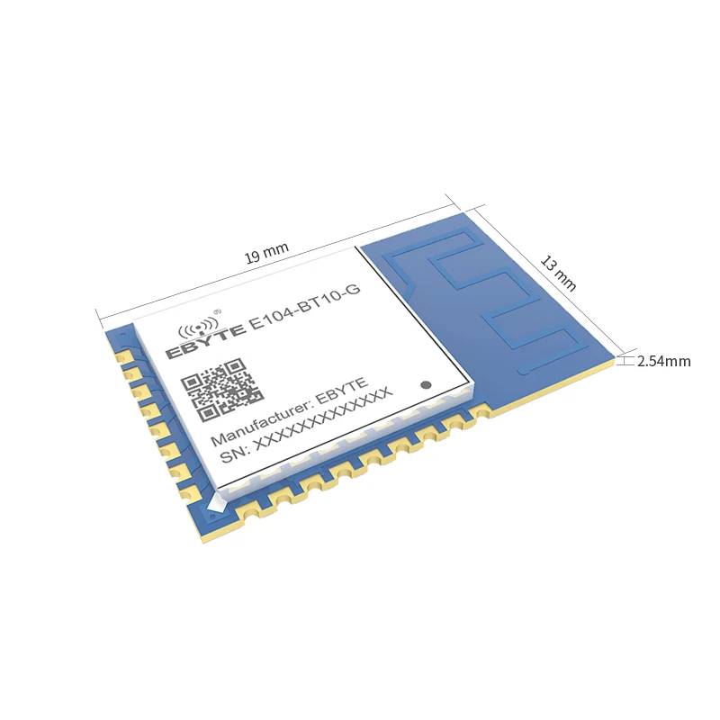 TLSR8269 Bluetooth 2,4 ГГц 8 дБм модуль радиочастотного щита беспроводной модуль E104-BT10-G UART сетевой SMD PCB тип антенны