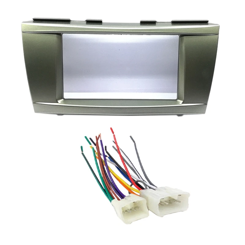 Автомобильный Радио стерео двойной Din Dash комплект жгут для 2007-2011 Toyota Camry