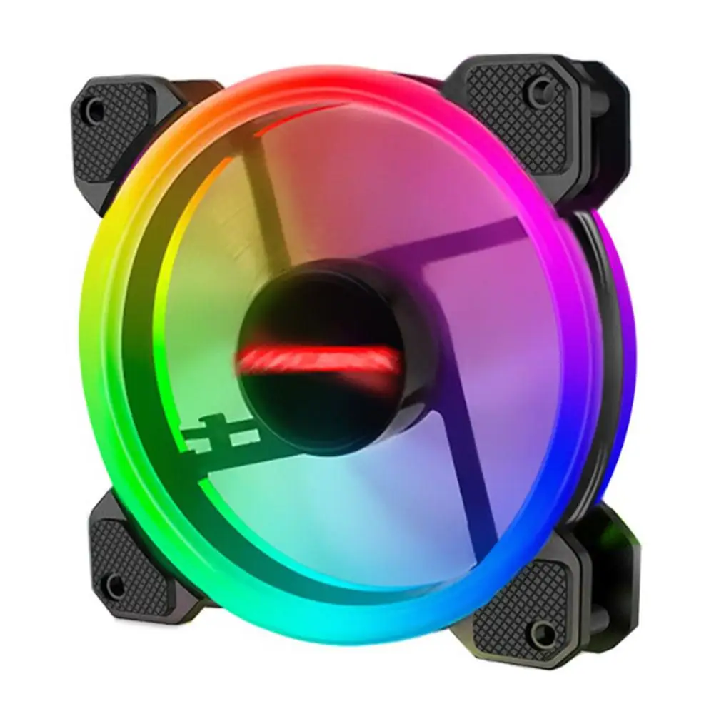 1 комплект RGB вентилятор 120 мм 6pin двойной аура 1/3/6 шт ПК Вентиляторы пульт