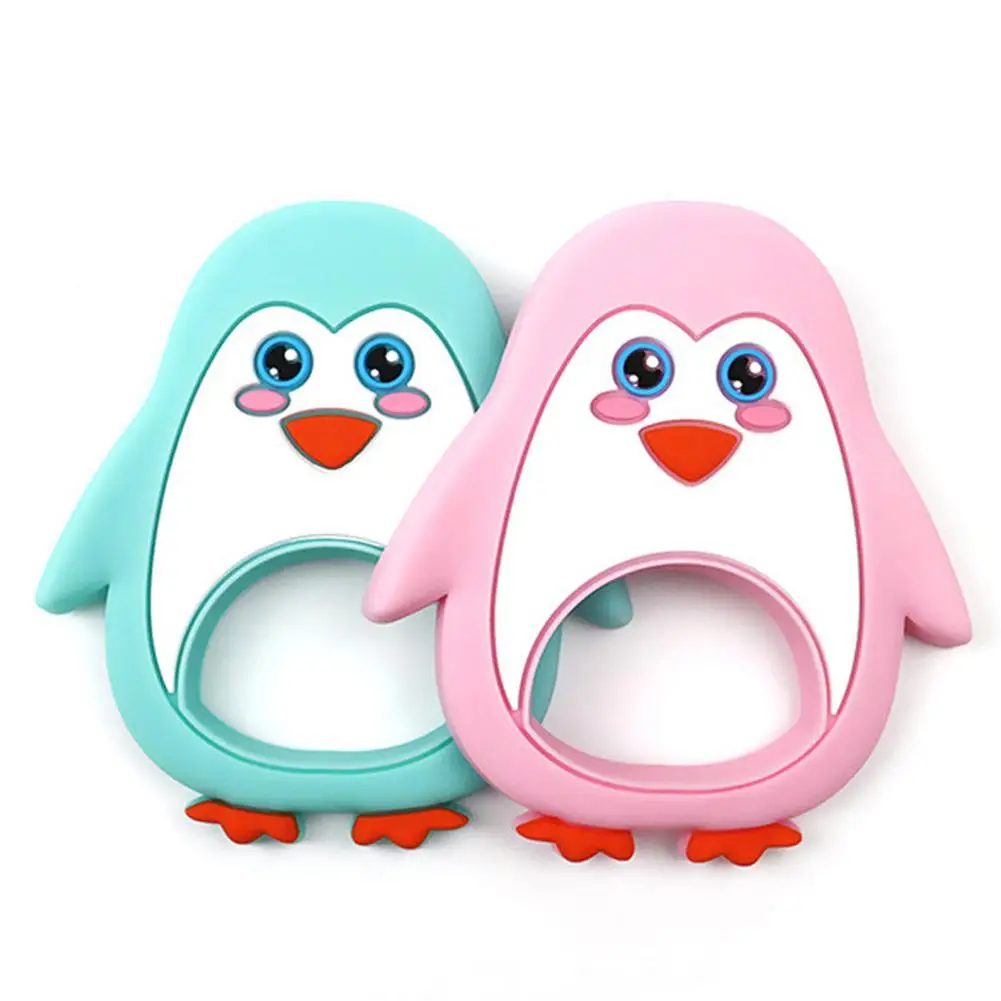 Baby Teether Cartoon Animal Infant Tooth Gum Silicone Training Tooth Toy Baby Nursing Teething
