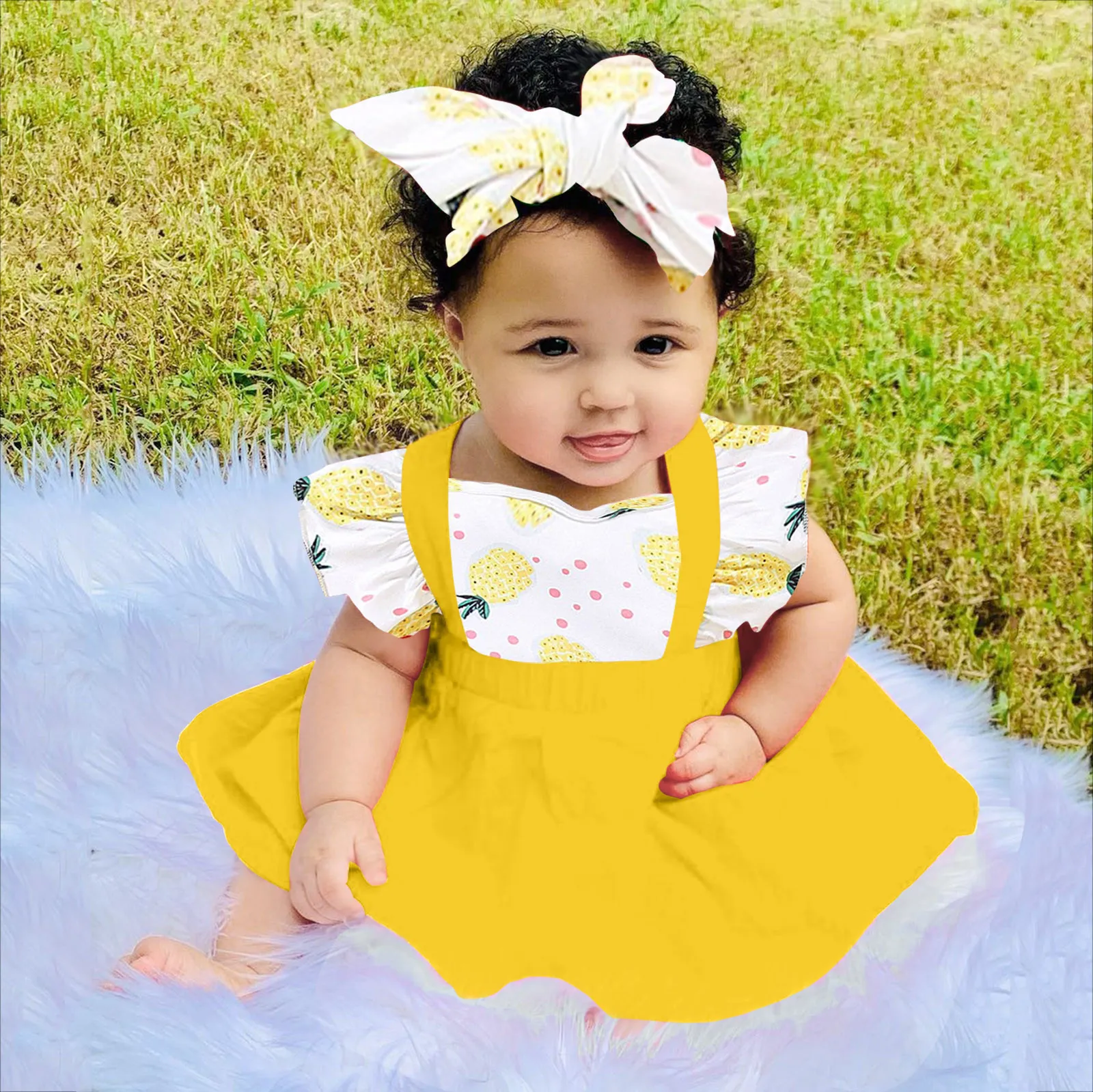 Комплекты одежды для новорожденных девочек Ropa Bebe Одежда топы с цветочным