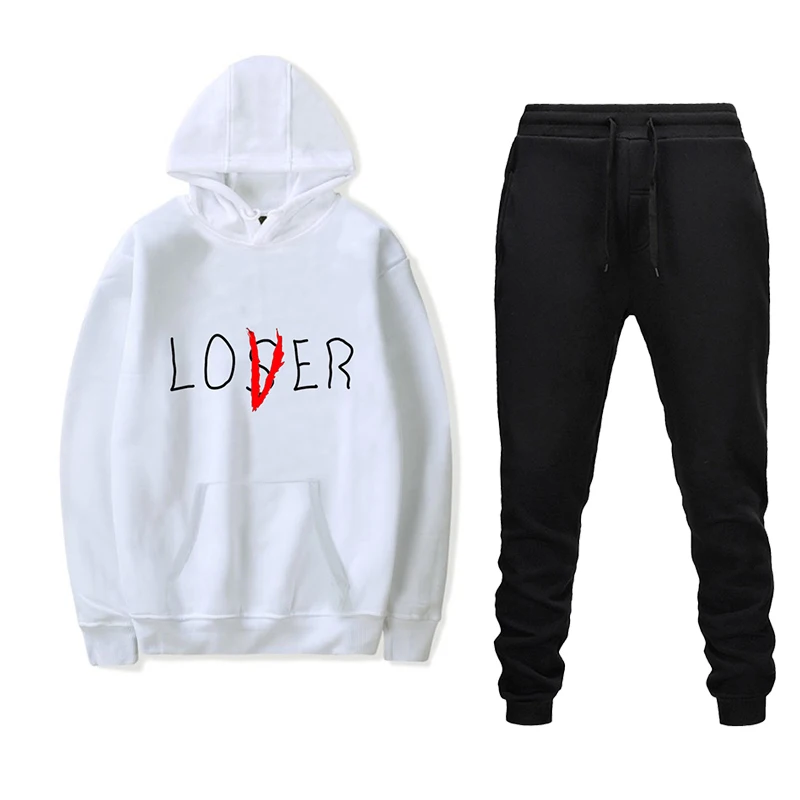 90% OFF S-4XL Men's Tracksuit 2 Piece Set Sweatsuit Jogging Hoodie Hooded Coat Jacket +Trousers Sweatpants Joggers Sports Sweat Suit Set