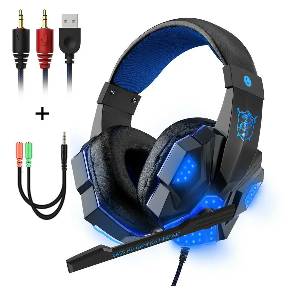 Ps4 Gaming Headphones Led Light 