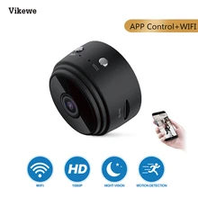 Vikewe WiFi мини камера 1080P HD Беспроводная IP P2P камера Маленькая мини камера ночного видения домашняя камера безопасности для iPhone Android