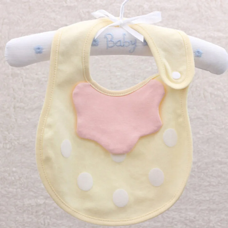 yellow Мягкие нагрудники для ребенка милая Клубника малыша Хлопок слюнявчик полотенце печати мальчик девочка отрывистый ткани банданы - Цвет: yellow