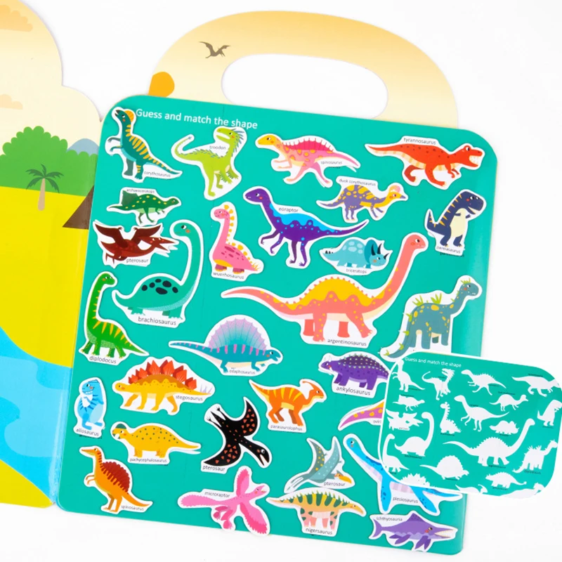 Kids Scene Magnetic Puzzles Montessori Busy Book Open-ended Education Toys Car Animal Shape Matching Game Quiet Book Jigsaw Toys 3