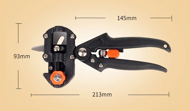 3 ножи из нержавеющей стали садовые ножницы прививка инструмент Обрезка Ножницы для прививки фруктового дерева с противоскользящим