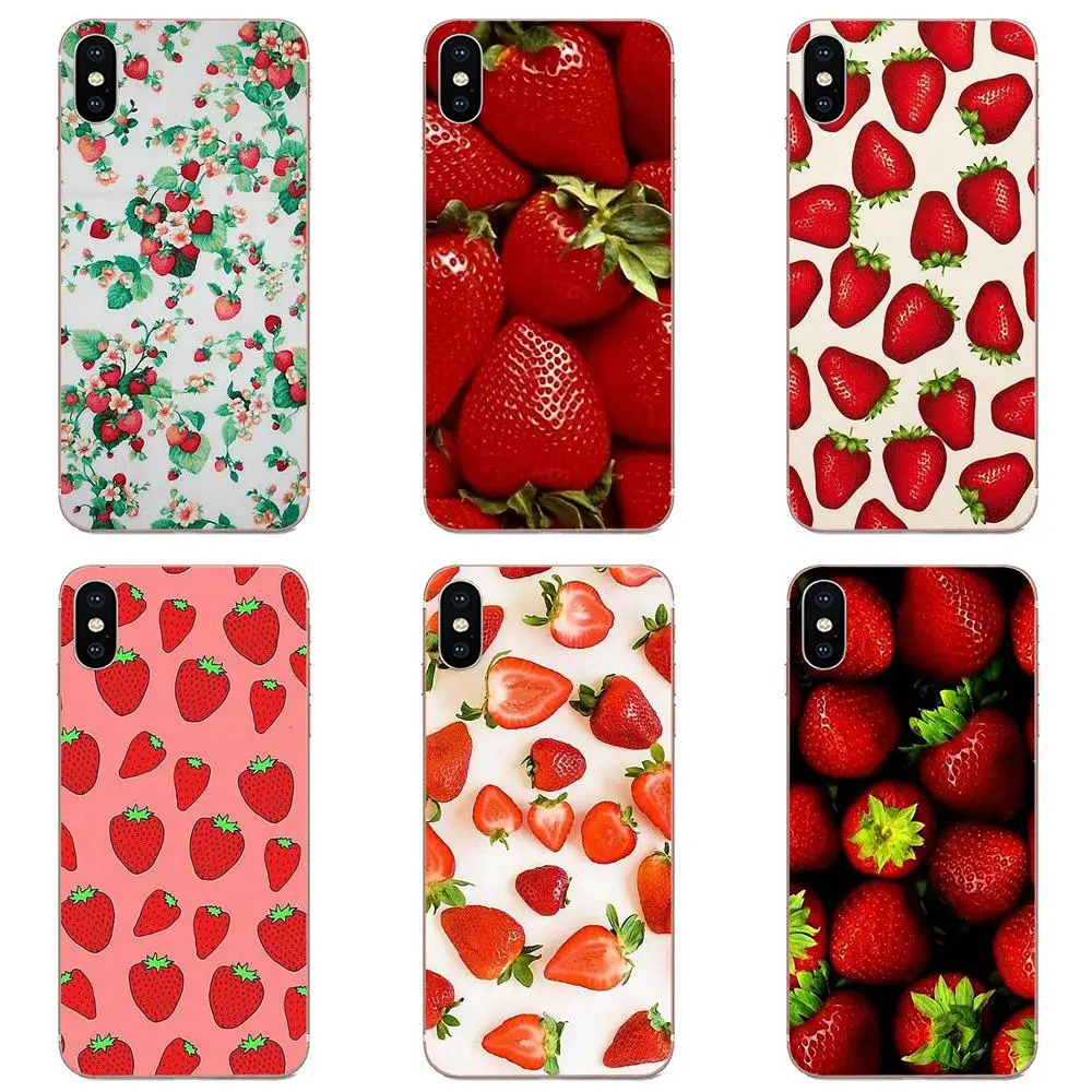 Коллаж с рисунком клубники для HTC Desire 530 626 628 630 816 820 One A9 M7 M8 M9 M10 E9 U11 U12 Life Plus из ТПУ |