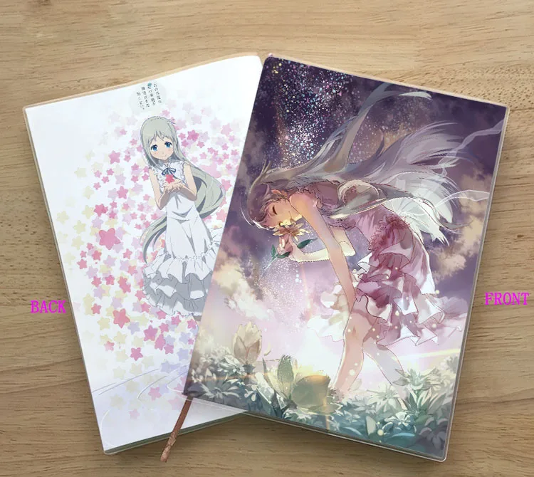 Аниме Anohana: The Flower We Seen That Day Honma Meiko ученический блокнот с деликатной защитой глаз