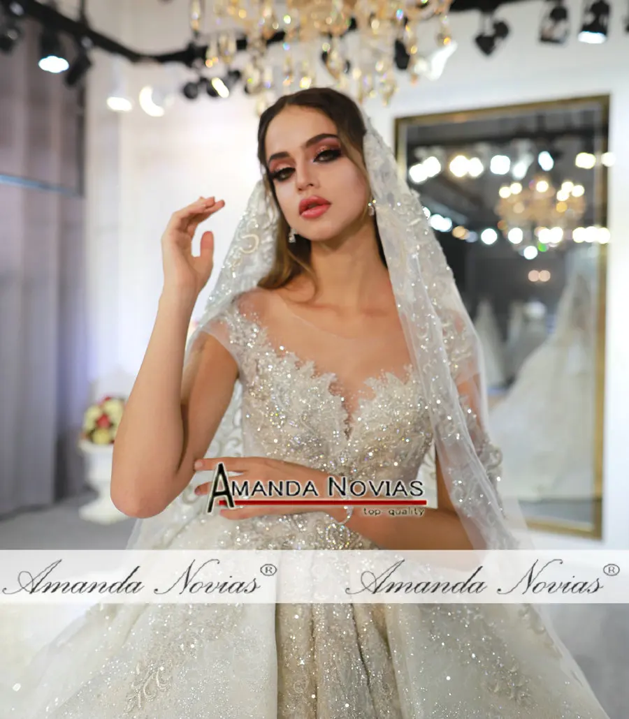 Аманда Novias Свадебное платье, роскошное свадебное платье