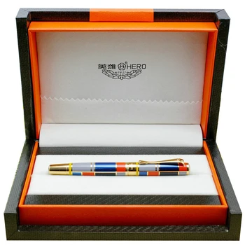

Hero Fountain Pen 767 Color Orb Sign Pen Business Office Calligraphy Gift Free High-end Gift Box luxury pen