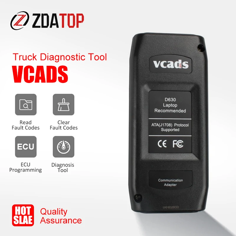 Профессиональный диагностический инструмент для грузовика Volvo VCADS Pro 2 40 Версия с