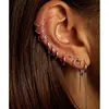 6pcs/lot New Simple Design Metal Circle Small Hoop Earrings For Women Girls Piercing Jewelry Geometric Round Helix Ear Accessory ► Photo 1/5