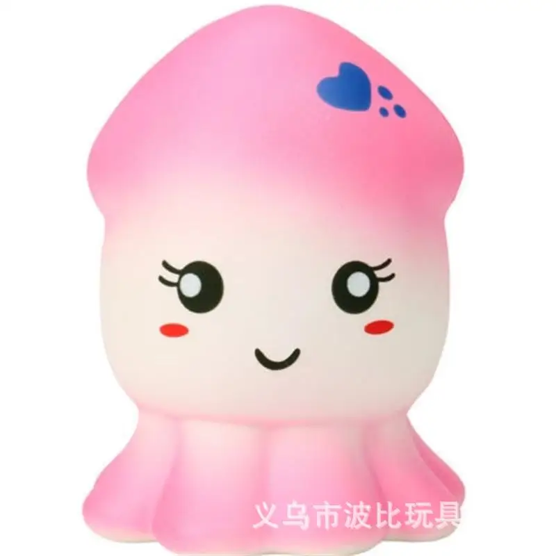 

Pu New Products Memory Foam Shiny Side Octopus Toy Memory Foam Model Octopus Memory Foam Octopus Decoration