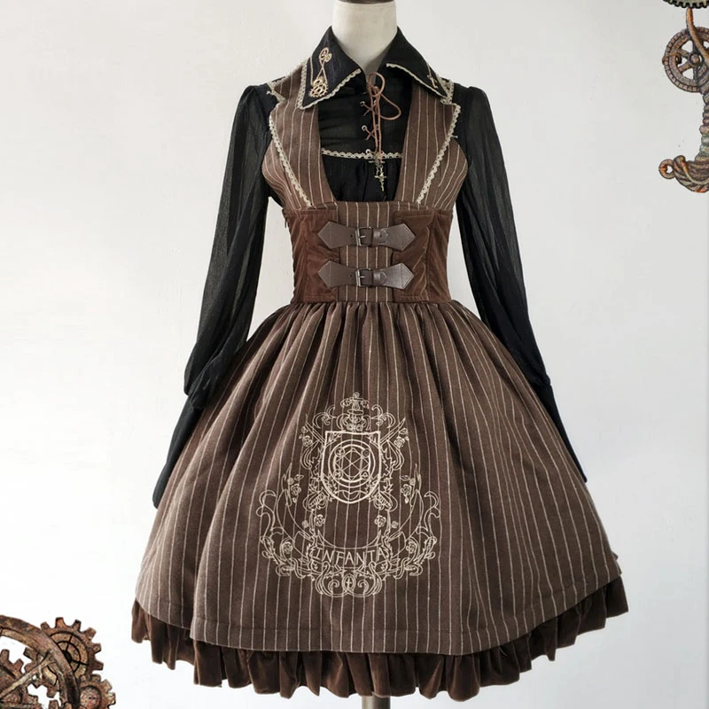 Steampunk Lolita JSK Dress Embroidered 