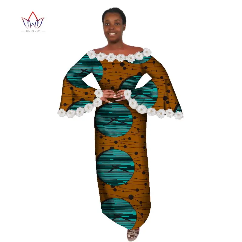 Dashiki elegante tradicional africano-vestidos-para mulheres-plus size roupas
