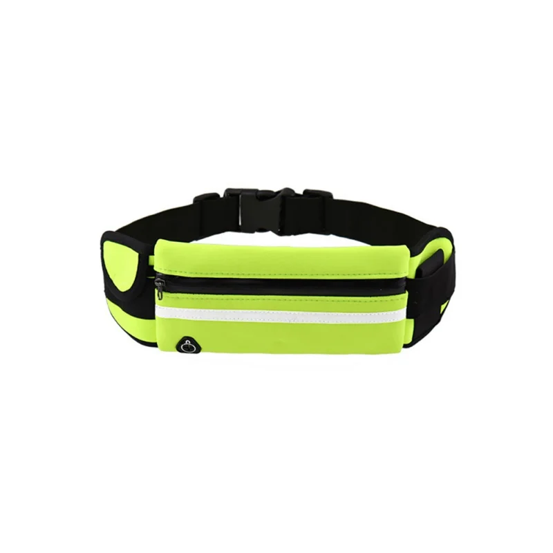 AISPORT Мужская и женская сумка для бега спортивный пакет велосипедная сумка поясная сумка для путешествий на открытом воздухе походная сумка для зала фитнеса - Цвет: Зеленый