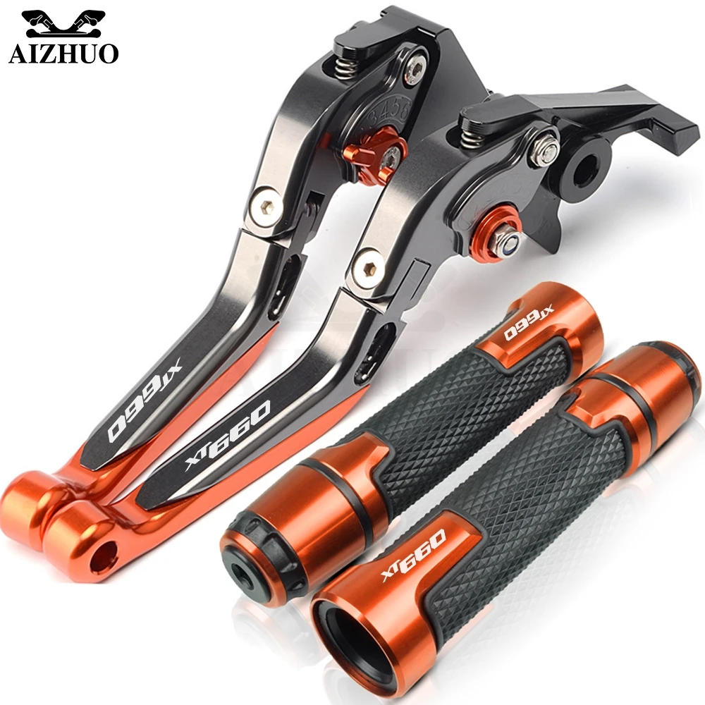 Motorcycle Grips Handle Grips Brake Clutch Levers For YAMAHA XT660 XT 660 XT660X XT660/X/R/Z 2004- 2013 2012