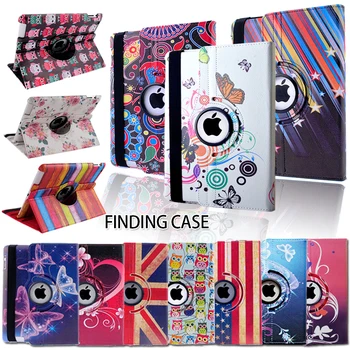 

360 Degrees Multicolor Rotating Flip PU Leather Case Cover for IPad MINI 4/5 Smart Tablet Auto Sleep/Wake Stand Holder Cases