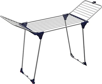 

GIMI Mito Stendibiancheria da Pavimento in Acciaio Zincato e Alluminio, Stendino da 20 m, alluminio, acciaio