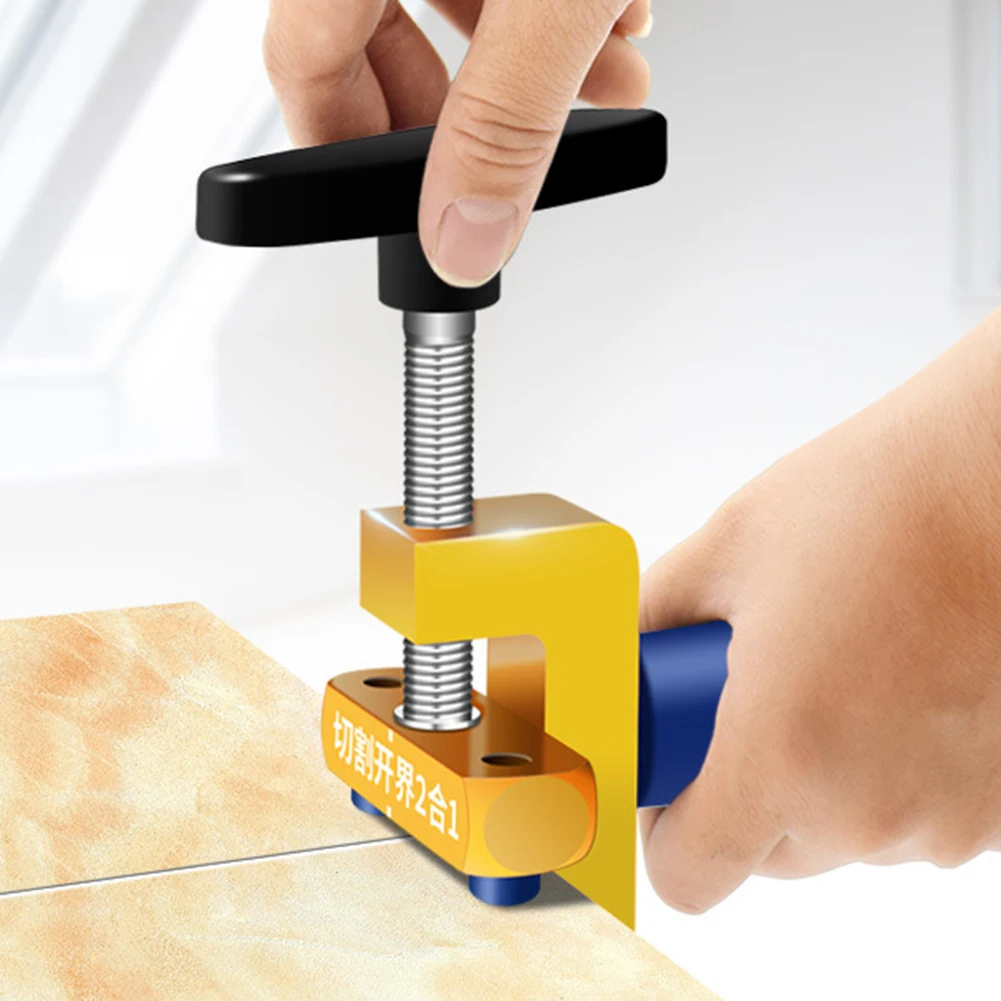 

Cutting Wheel Knife Tools 2 In 1 Ceramic Tile Glass Cutter Diamond Alloy 1pc Opener Metal Handle Head Glass Tile Cutter Portable