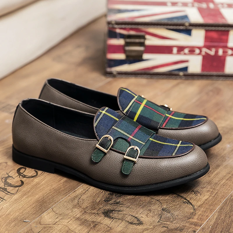 De los hombres De la moda Zapatos Brogue De talla grande 38-48 # mocasines cómodos Zapatos De Hombre británico De mezclilla suave mocasines zapatillas Zapatos De Hombre