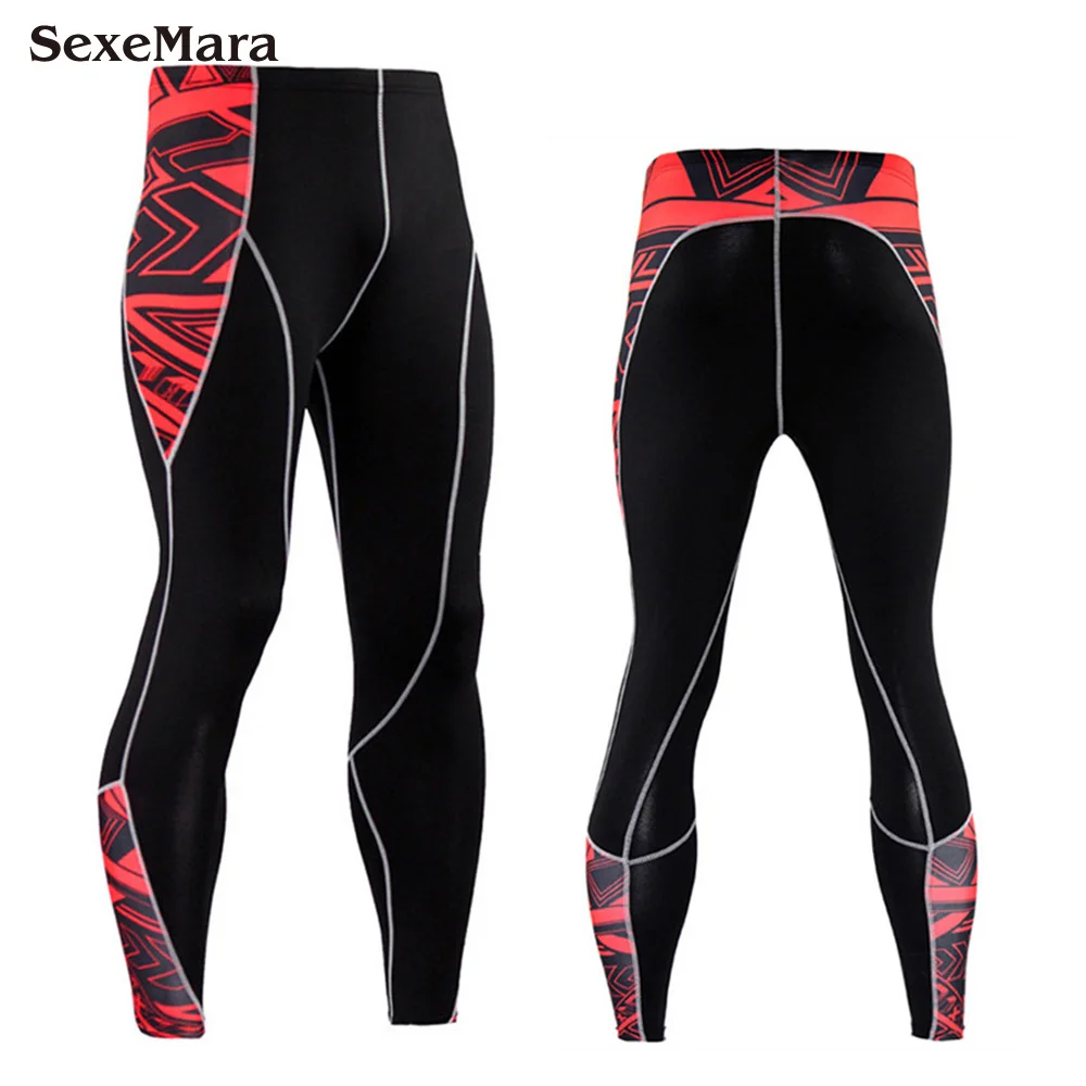 Only Trousers Мужское компрессионное термобелье, костюмы, спортивные кальсоны, для спортзала, фитнеса, тренировок, колготки, Рашгард, одежда, мужская спортивная одежда - Цвет: Only Trousers