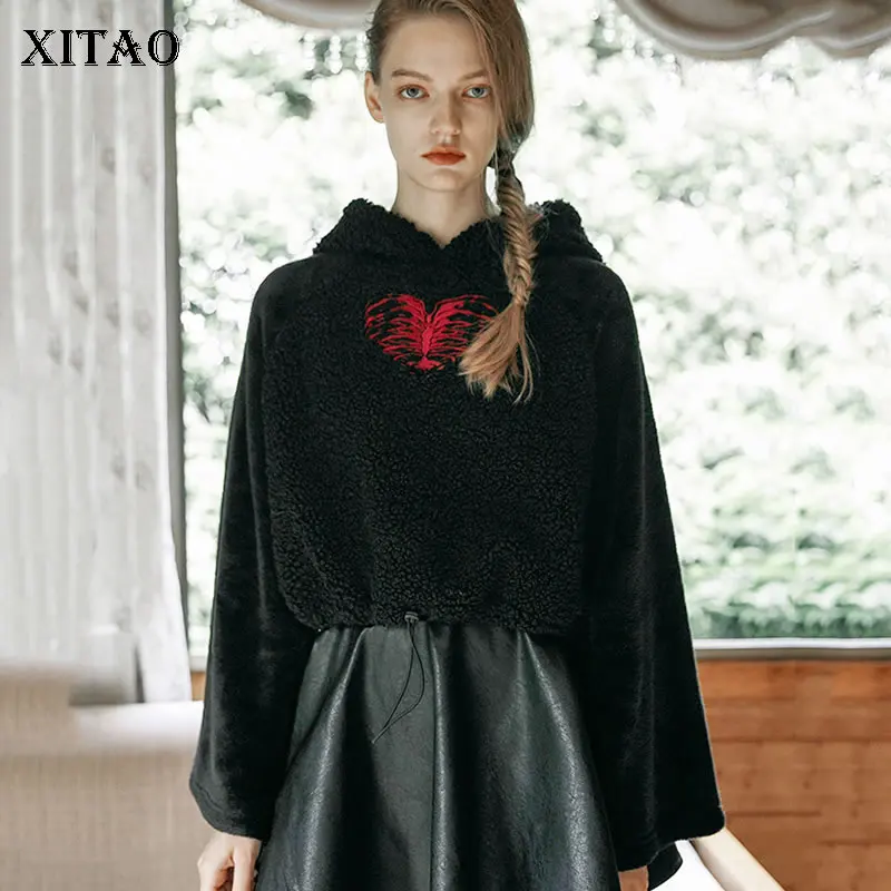 XITAO шаблон женские толстовки Элегантные корейские модные новые свитер с