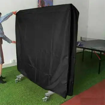 

New Ping-Pong Table Protector Household Folding Ping-Pong Table Cover Black Waterproof Anti-Dust Adjustable Multifunctional Tool