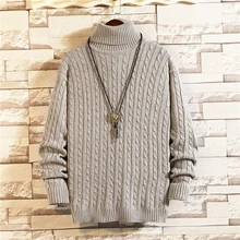 Winter Turtleneck Sweater Men Warm Slim Fashion Solid Color Casual Knit Sweaters Man Sweter Clothes Long Sleeve Pullover Men Winter Turtleneck Sweater Men Warm Slim Fashion Solid Color Casual Knit Sweaters Man Sweter Clothes Long Sleeve Pullover Men