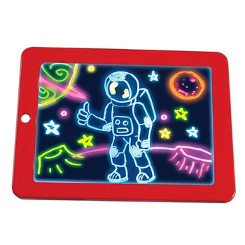 

Random Color 3D Drawing Pad Light Effects Puzzle Board Kids 3D Sketchpad Tablet Pen Gift LEDs Lights Glow Drawing Toys