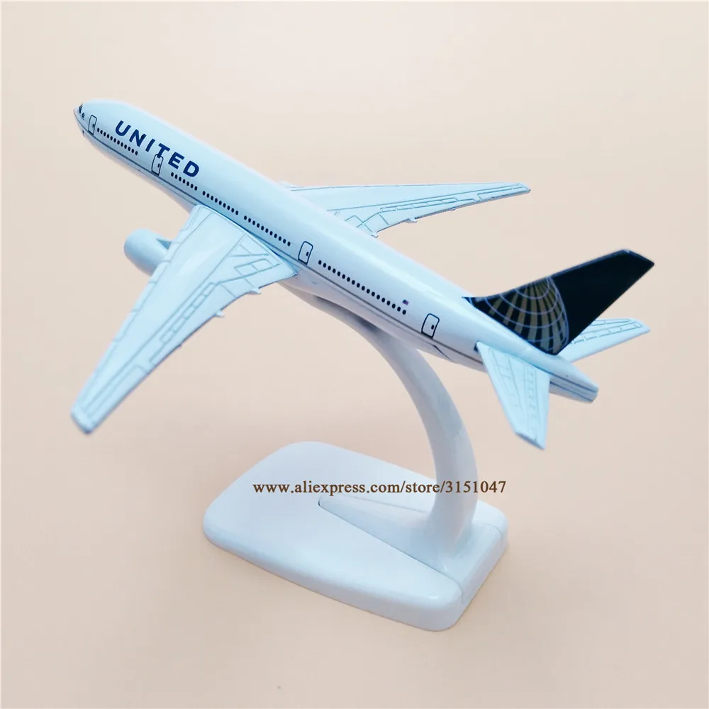 16 см Air American United Boeing 777 B777 Airlines модель самолета Модель сплав металлический самолет